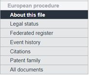 EPO Legal Status