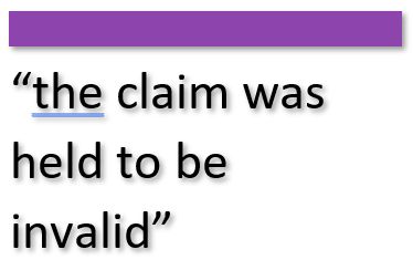 Claim was held to be invalid