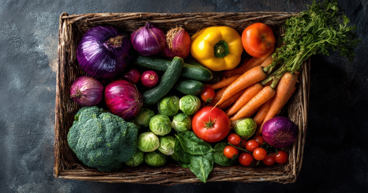 Plant Breeder's Rights and the Seeds Gazette - some of the vegetables in this basket may be new and innovative varieties, and thus protected by PBRs
