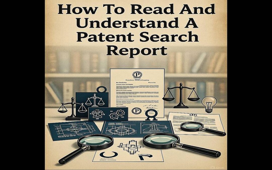 How to read and understand a Patent Search Report